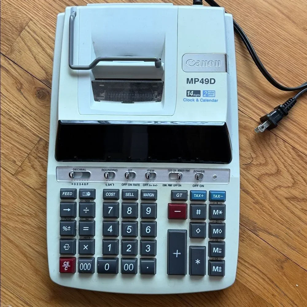 Canon MP49D Printing Calculator